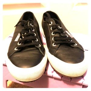 SUPERGA vegan Leather tennis sneaker